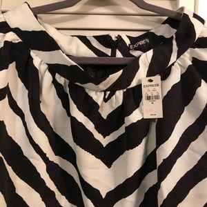Express Skirts - Zebra Print Knee Length Skirt Express Skirts - Zebra Print Knee Length Skirt